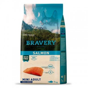 : Беззерновий сухий корм для малих та мініатюрних собак з лососем «Bravery Adult Small Breeds Salmon» в інтернет зоомагазині - Петплюс : Беззерновий сухий корм для малих та мініатюрних собак з лососем «Bravery Adult Small Breeds Salmon» в інтернет зоомагазині - Петплюс