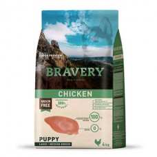 Bravery Puppy Large & Medium Chicken - корм для щенков средних и больших пород с курицей Bravery Puppy Large & Medium Chicken - корм для щенков средних и больших пород с курицей