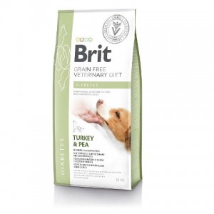 Лечебный сухой корм для собак при диабете «Brit Veterinary Diet Dog GF Diabetes» - беззерновая диета