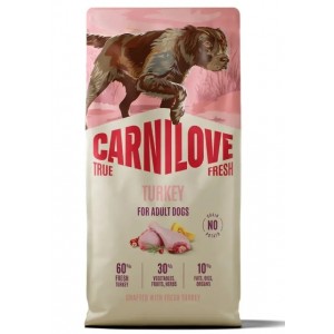 Сухое беззерновое питание для собак (Carnilove True Fresh Turkey Adult) с мясом индейки в зоомагазине Пэтплюс Сухое беззерновое питание для собак (Carnilove True Fresh Turkey Adult) с мясом индейки в зоомагазине Пэтплюс