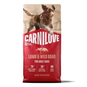 Carnilove Lamb and Wild Boar for Adult Dogs - сухий корм для собак усіх порід з м'ясом ягняти і дикого кабана, дізнайся більше Carnilove Lamb and Wild Boar for Adult Dogs - сухий корм для собак усіх порід з м'ясом ягняти і дикого кабана, дізнайся більше