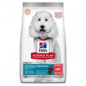 : Hill's SP Canine Adult Hypoallergenic Medium Salmon - сухий беззерновий корм для собак середніх порід на основі лосося - Petplus