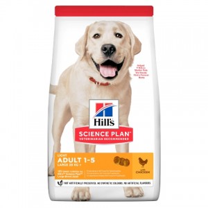 Купити Hill's SP Canine Adult Light Large Breed полегшений корм для собак великих порід (з куркою) Petplus