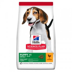 Сухой корм Hill's Science Plan Puppy Medium Breed Chicken для щенков средних пород с курицей Сухой корм Hill's Science Plan Puppy Medium Breed Chicken для щенков средних пород с курицей