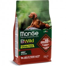 Monge BWild Grain Free Adult All Breeds Lamb&Potatoes - беззерновий корм для собак усіх порід з ягненком