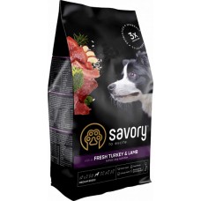 Savory Adult Medium Breed Fresh Turkey & Lamb Holistic - корм для собак середніх порід (індичка та ягня) Savory Adult Medium Breed Fresh Turkey & Lamb Holistic - корм для собак середніх порід (індичка та ягня)