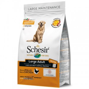 Корм сухой монопротеиновый «Schesir Dog Large Adult Chicken» для сОбак крупнЫх пОрод | корм на основе единственного источника животного белка - Курицы | Petplus Корм сухой монопротеиновый «Schesir Dog Large Adult Chicken» для сОбак крупнЫх пОрод | корм на основе единственного источника животного белка - Курицы | Petplus