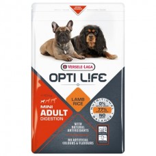 Opti Life (Опті Лайф) Adult Digestion Mini - сухий корм для собак малих порід (ягня)