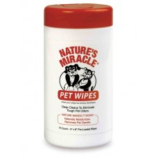 Natures Miracle Pet Bath Wipes - вологі серветки, що очищають, для собак і кішок Natures Miracle Pet Bath Wipes - вологі серветки, що очищають, для собак і кішок