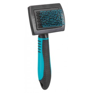 Trixie Soft Brush Protective Balls - щётка пуходерка с защитными шариками и пластиковой ручкой (7 см / 16 см) - Petplus Trixie Soft Brush Protective Balls - щётка пуходерка с защитными шариками и пластиковой ручкой (7 см / 16 см) - Petplus