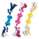 Flamingo Good4Fun Bone With Rope - игрушка для щенков и собак, латексная кость на веревке Flamingo Good4Fun Bone With Rope - игрушка для щенков и собак, латексная кость на веревке