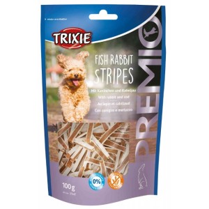 Trixie PREMIO Fish Rabbit Stripes - лакомство для собак / кролик с треской Trixie PREMIO Fish Rabbit Stripes - лакомство для собак / кролик с треской