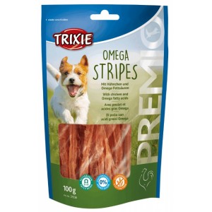 Trixie PREMIO Omega Stripes - лакомство для собак с куриной грудкой