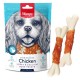 Wanpy Chicken Jerky & Calcium Bone Twists - ласощі для собак / з куркою та кальцієм Wanpy Chicken Jerky & Calcium Bone Twists - ласощі для собак / з куркою та кальцієм