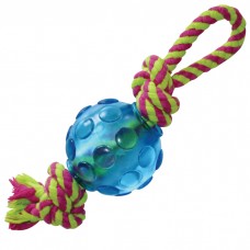 PETSTAGES Mini Orka Ball With Rope - іграшка для собак малих та карликових порід (Орка міні м'ячик з канатиками)