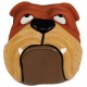PETSTAGES Bulldog Ball - іграшка-піщалка для середніх та великих порід собак (Бульдог) PETSTAGES Bulldog Ball - іграшка-піщалка для середніх та великих порід собак (Бульдог)