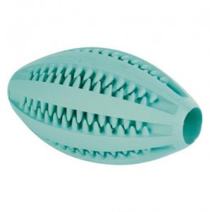 : Trixie Denta Fun Rugby Ball с мятным вкусом – игрушка для ухода за зубами собак : Trixie Denta Fun Rugby Ball с мятным вкусом – игрушка для ухода за зубами собак