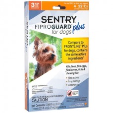 FiproGuard Plus Sentry for Dogs - краплі від бліх, кліщів, вошей для собак (до 10кг) FiproGuard Plus Sentry for Dogs - краплі від бліх, кліщів, вошей для собак (до 10кг)