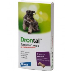 Elanco Drontal (Дронтал) Dog - ангельмінтик для собак широкого спектру/на 10 кг ваги