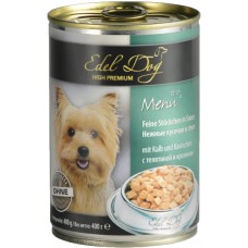 Edel Dog (Едель Дог) mit Kalb und Kaninchen - консерви для собак з телятиною та кроликом у соусі Edel Dog (Едель Дог) mit Kalb und Kaninchen - консерви для собак з телятиною та кроликом у соусі