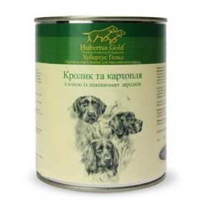 Купити Hubertus Gold, консерви для собак, Хубертус Голд кролик з картоплею, олією із зародків пшеничного зерна, доставка корму для собак по Україні Купити Hubertus Gold, консерви для собак, Хубертус Голд кролик з картоплею, олією із зародків пшеничного зерна, доставка корму для собак по Україні
