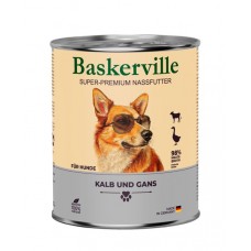 Baskerville Super Premium Wet Food - консервы для собак с телятиной и мясом гуся Baskerville Super Premium Wet Food - консервы для собак с телятиной и мясом гуся