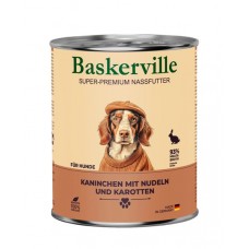 Baskerville Wet Food Rabbit&Noodles&Carrots - консервы для собак с кроликом, лапшой и морковью Baskerville Wet Food Rabbit&Noodles&Carrots - консервы для собак с кроликом, лапшой и морковью