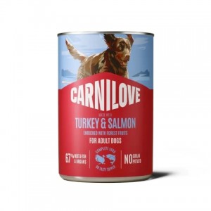 Carnilove Dog Salmon and Turkey - влажный консервированный корм для собак с лососем и индейкой
