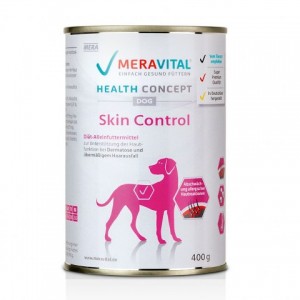 Вологий консервований корм для собак при захворюванні шкіри «MeraVital Skin Control» в зоомагазині - Петплюс Вологий консервований корм для собак при захворюванні шкіри «MeraVital Skin Control» в зоомагазині - Петплюс