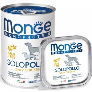 : Консервированный монопротеиновый корм для собак «Monge Dog Wet Chicken» паштет из курицы | Зоомагазин Пэтплюс : Консервированный монопротеиновый корм для собак «Monge Dog Wet Chicken» паштет из курицы | Зоомагазин Пэтплюс