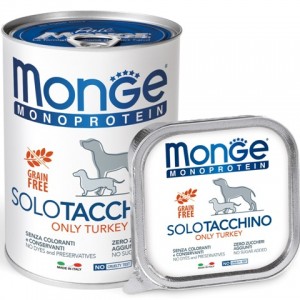 : Консервированный монопротеиновый корм для собак «Monge Dog Wet Turkey» паштет из индейки | Зоомагазин Пэтплюс : Консервированный монопротеиновый корм для собак «Monge Dog Wet Turkey» паштет из индейки | Зоомагазин Пэтплюс