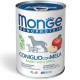 Monge Monoprotein Grain Free Wet Dog Rabbit&Apple - консервированный монопротеиновый корм для собак с кроликом и яблоком 