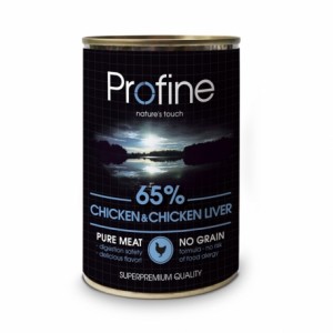 Profine Dog Pure Meat Chicken та Chicken Liver - вологий корм для собак з куркою та курячою печінкою Profine Dog Pure Meat Chicken та Chicken Liver - вологий корм для собак з куркою та курячою печінкою