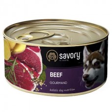 Savory Dog Gourmand Beef – консерви для собак з м'ясом яловичини Savory Dog Gourmand Beef – консерви для собак з м'ясом яловичини