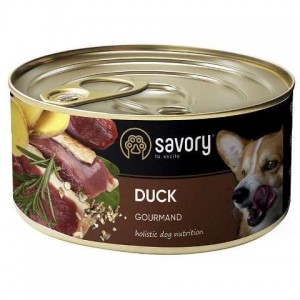 Консерви для собак з качкою Savory Dog Gourmand Duck - збагачені вітамінами і мінералами, дізнатися більше!