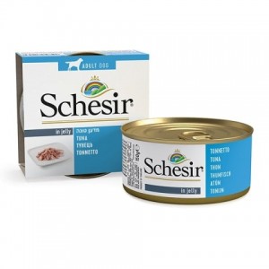 100% натуральный влажный корм (Schesir Tuna) - консервы для взрослых собак с тунцом 100% натуральный влажный корм (Schesir Tuna) - консервы для взрослых собак с тунцом