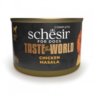 : Schesir Taste the World Chicken Masala - вологий корм для собак з куркою та спецій масалу у соусі, ціна
