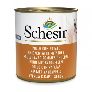 : Schesir Dog Wet Chicken & Potatoes натуральні консерви для собак у желі з куркою : Schesir Dog Wet Chicken & Potatoes натуральні консерви для собак у желі з куркою
