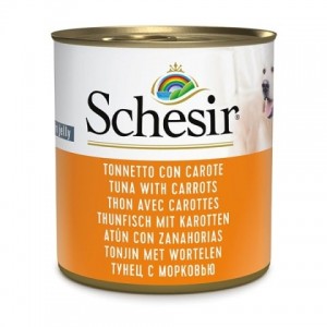 : Schesir Dog Wet Tuna & Carrots натуральні консерви для собак з тунцем та морквою в желе : Schesir Dog Wet Tuna & Carrots натуральні консерви для собак з тунцем та морквою в желе