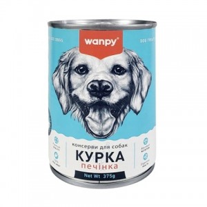 : Wanpy Chicken & Liver Wet Food – беззерновий вологий корм (консерви) для собак у паштеті з куркою та печінкою : Wanpy Chicken & Liver Wet Food – беззерновий вологий корм (консерви) для собак у паштеті з куркою та печінкою