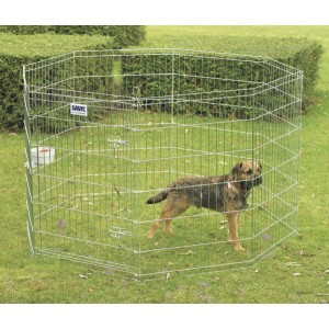 Savic ДОГ ПАРК (Dog Park) вольєр для цуценят, цинк, 8 панелей