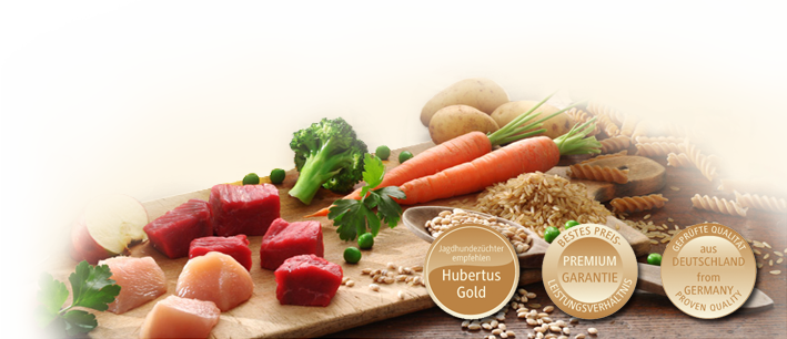 Hubertus Gold - только качественная продукция, которая является вполне естественной основой здорового питания активной собаки